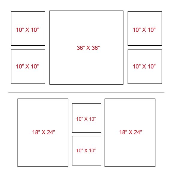 How to Design Your Canvas Wall Gallery | Signs.com Blog