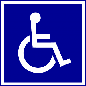 handicap sign