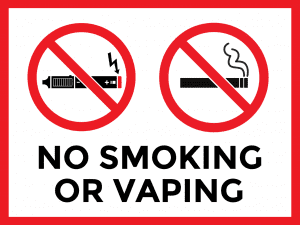 Arkansas no smoking no vaping template 