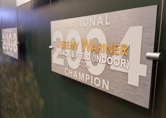 Baylor National Champions on Brushed Aluminum