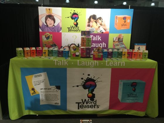 WordTeasers trade show booth