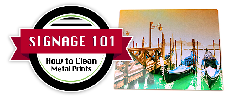 How to clean metal prints feature image