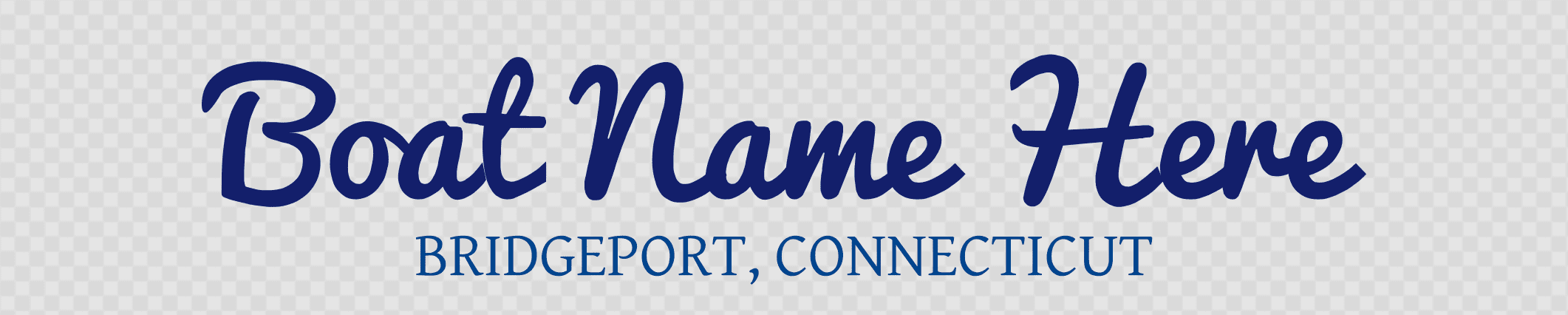 Connecticut hailing port template