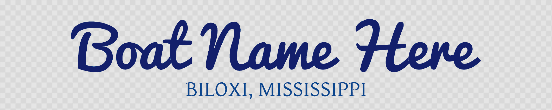 Mississippi hailing port template