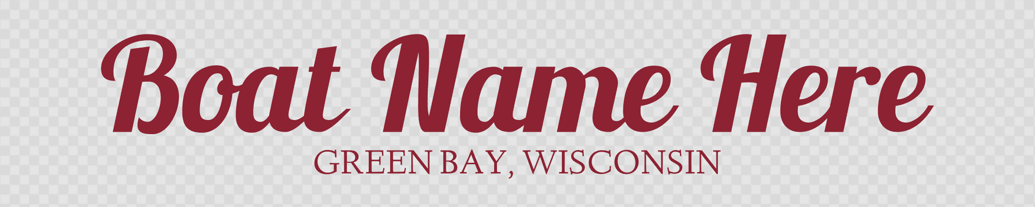 Wisconsin hailing port template