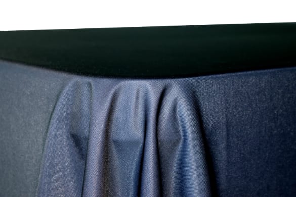 Table Throw Pleated Corners