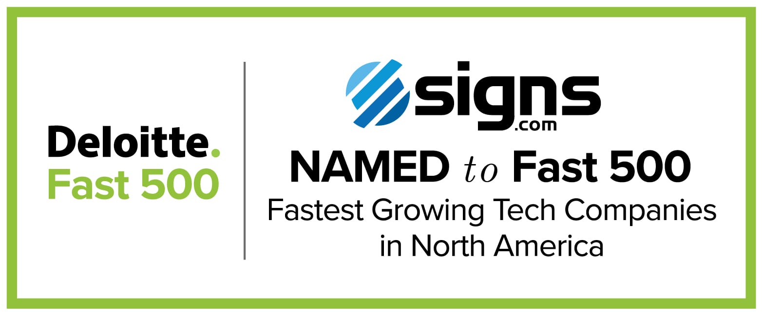 Signs.com Deloitte Fast 500