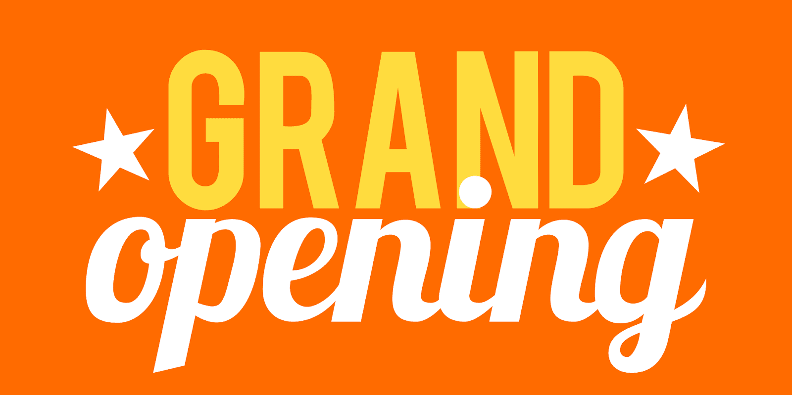 Grand Opening Banner