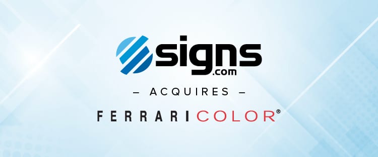 Signs.com acquires Ferrari Color