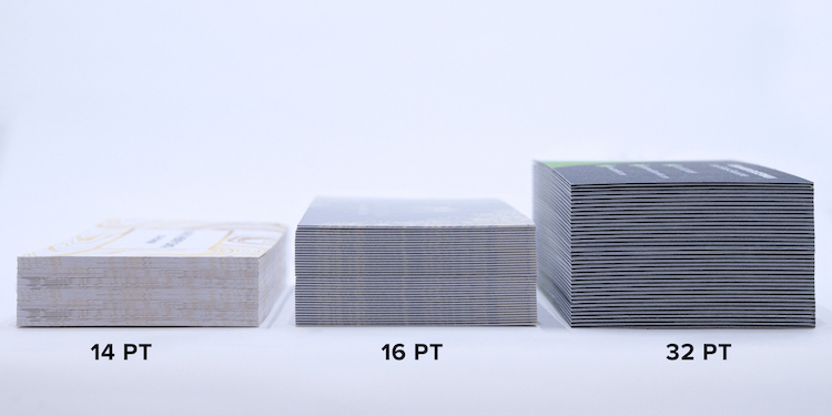 16pt Business Cards Thickness Arts Arts