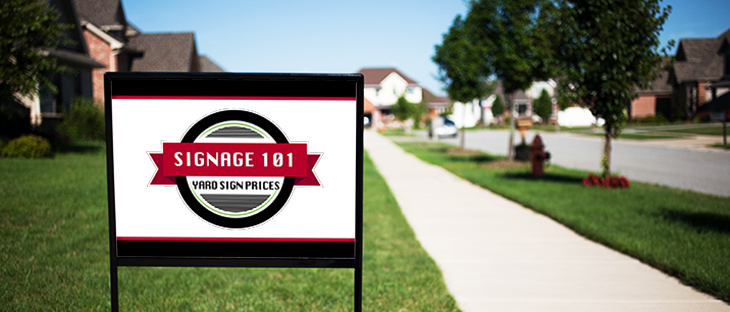 Signange 101: Yard Sign Costs