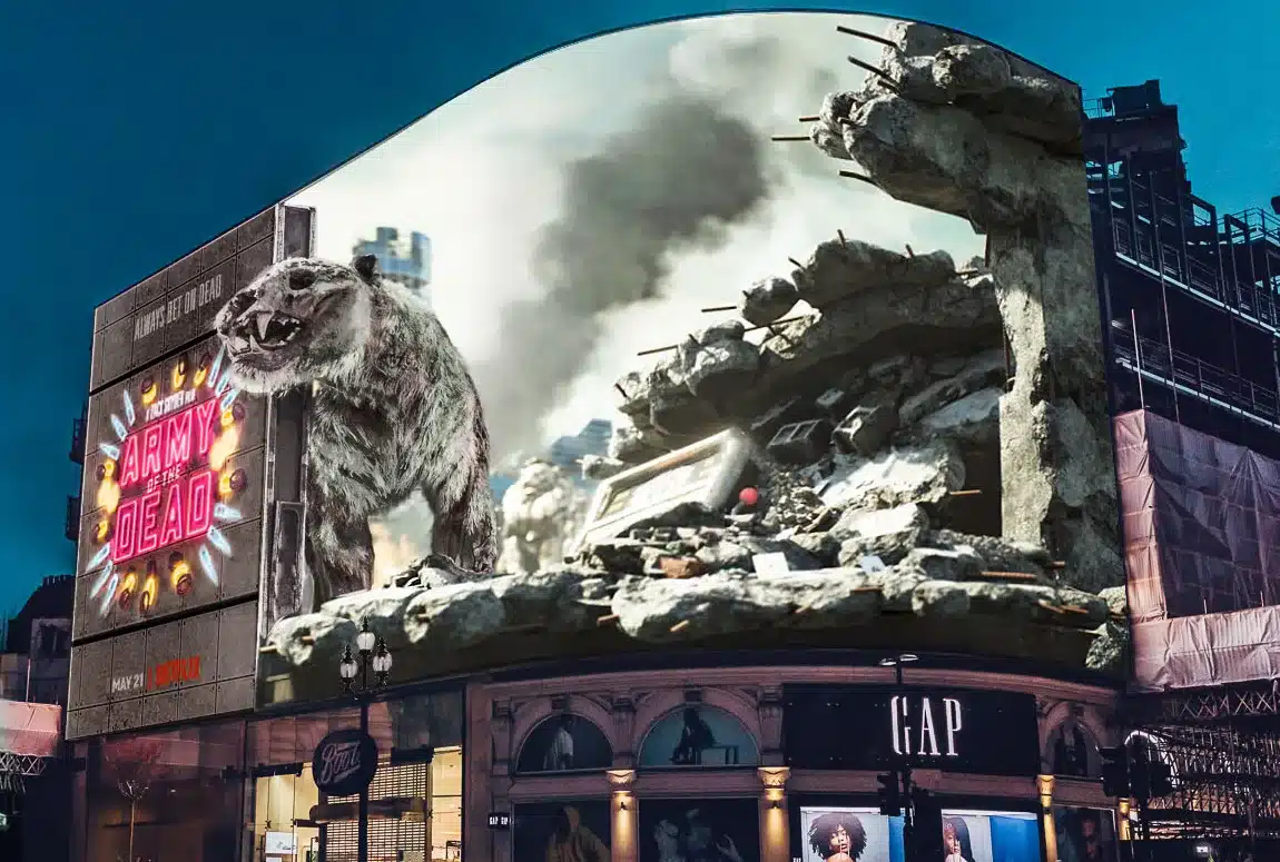Netflix Army of the Dead 3D Billboard