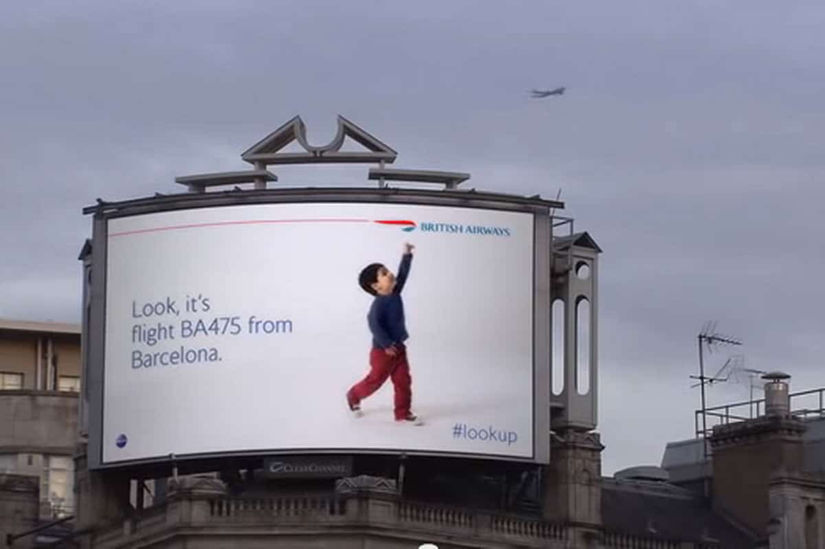British Airways Digital Billboard