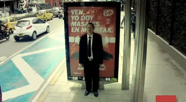 KitKat’s Massage-Giving Billboard