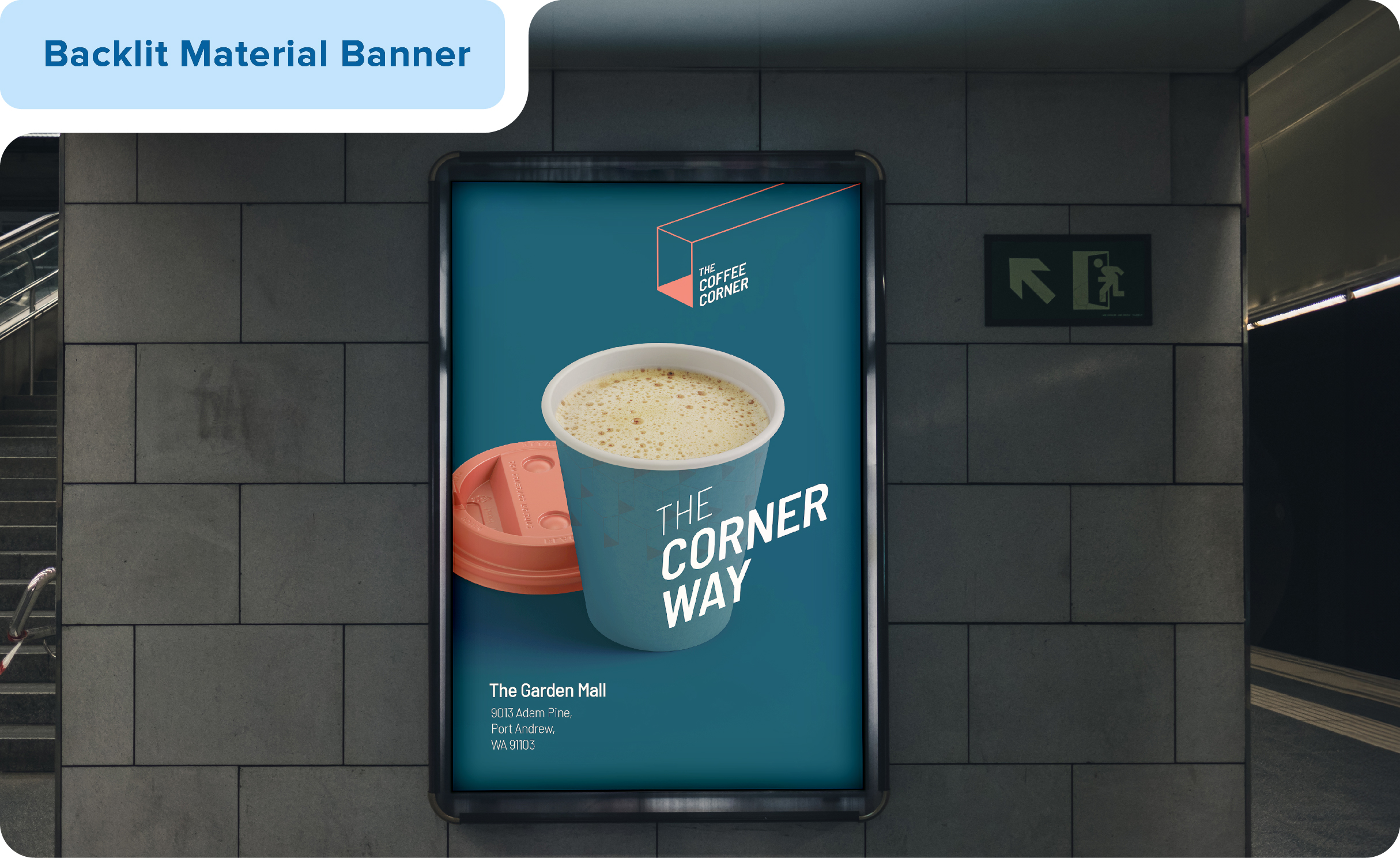 Backlit Material Banners