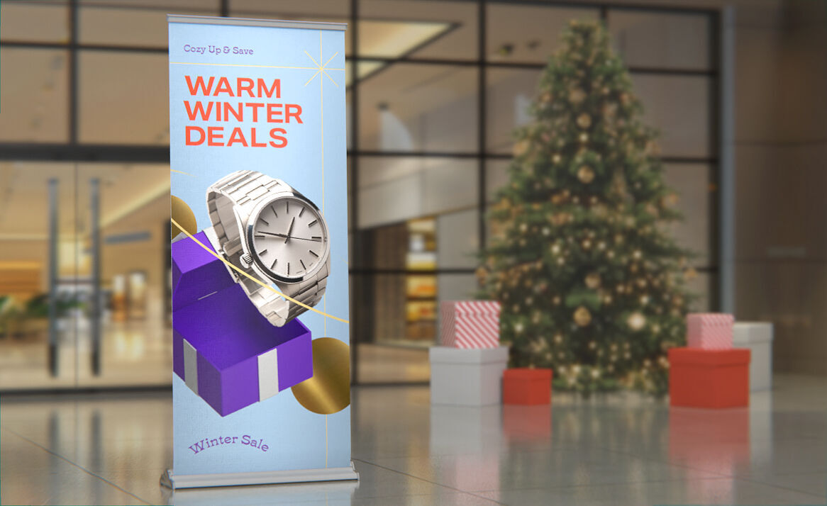 Winter Sale Display Banner