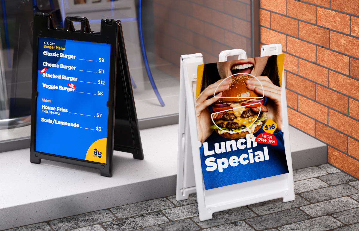 Freestanding A-Frame Signs