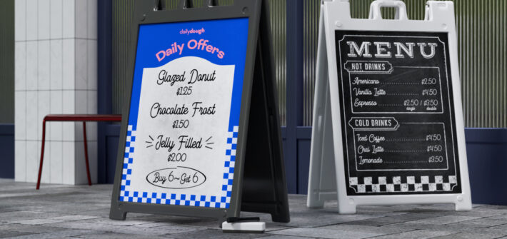 Chalkboard or Dry Erase Menus