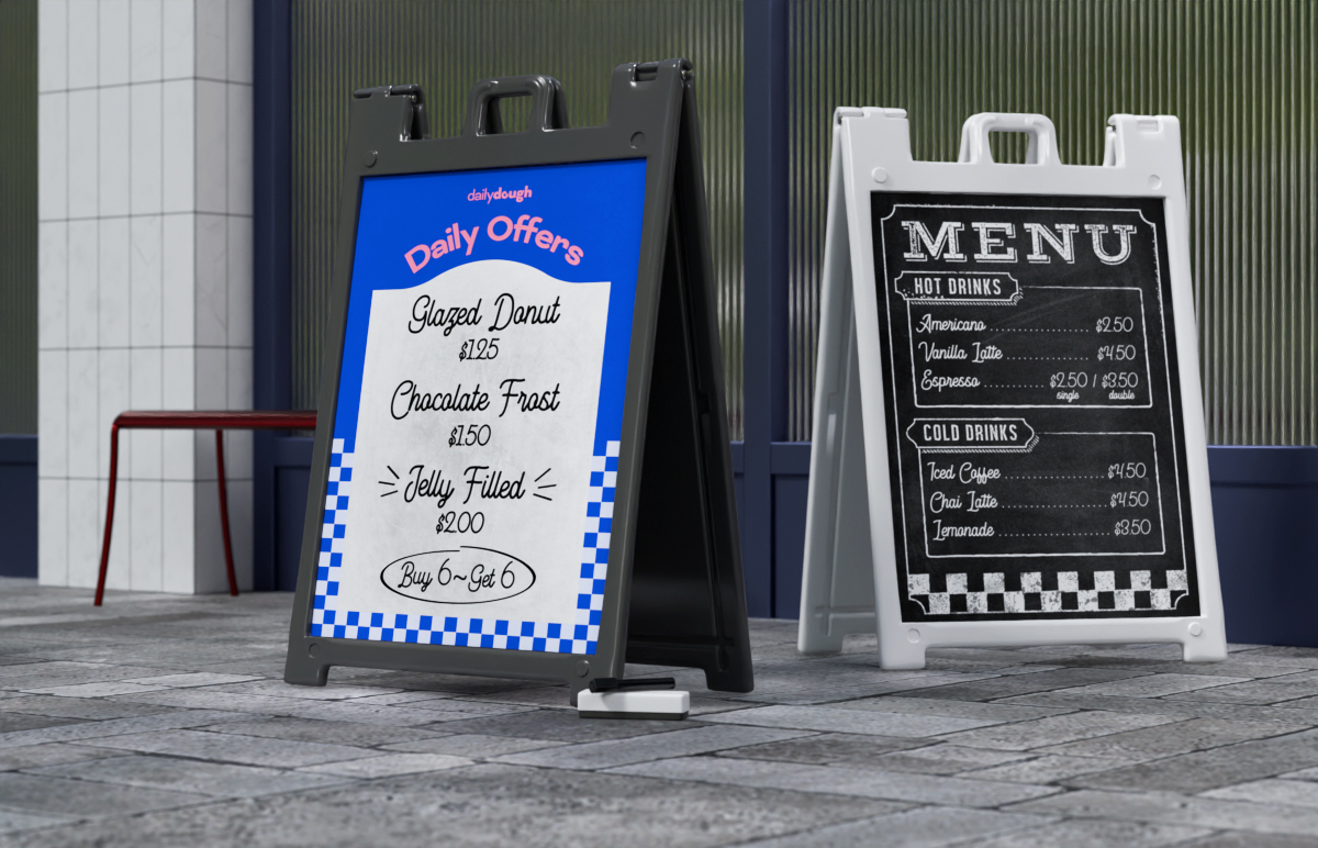 Chalkboard or Dry Erase Menus