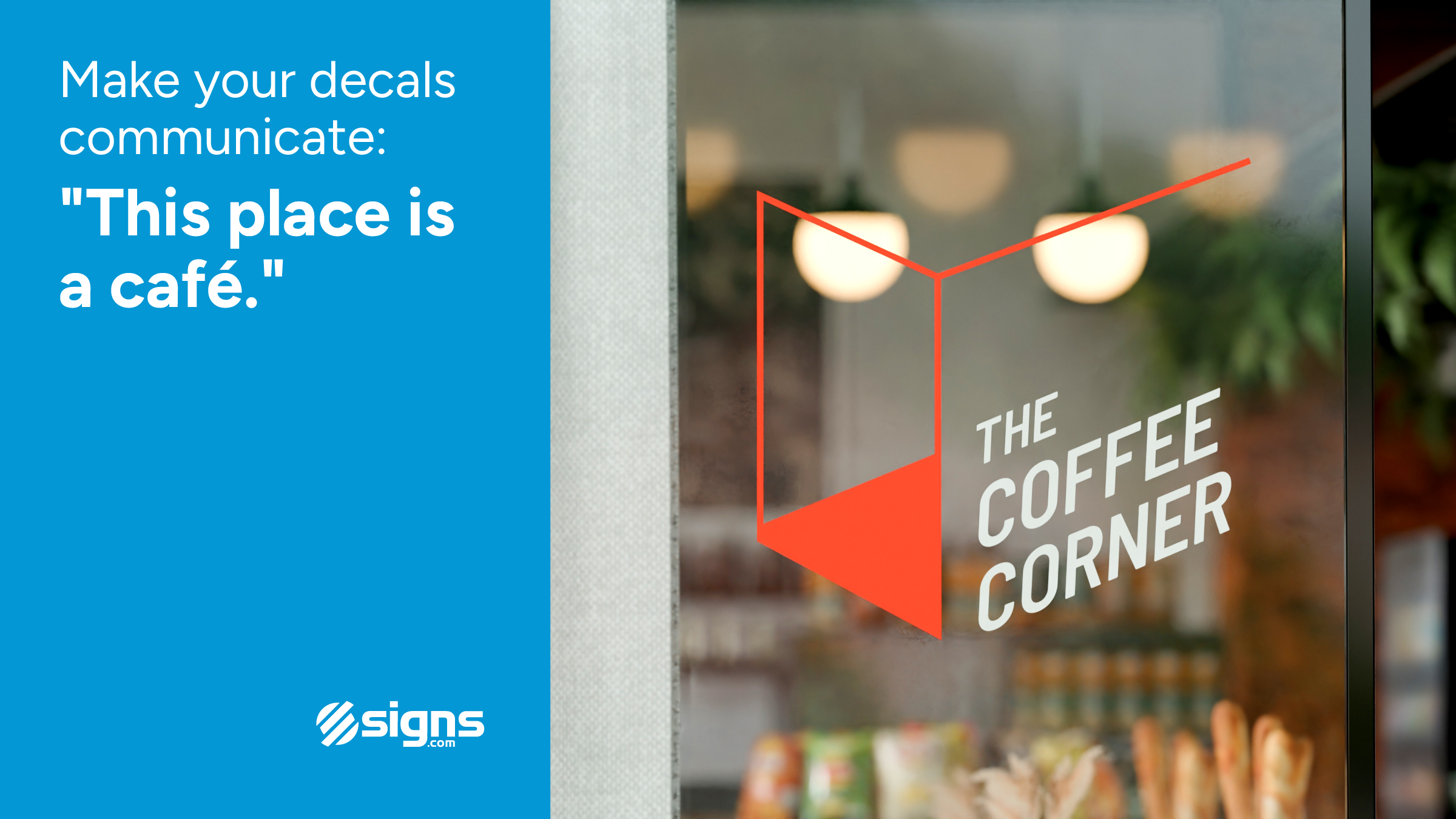 Designing Café Window Decals