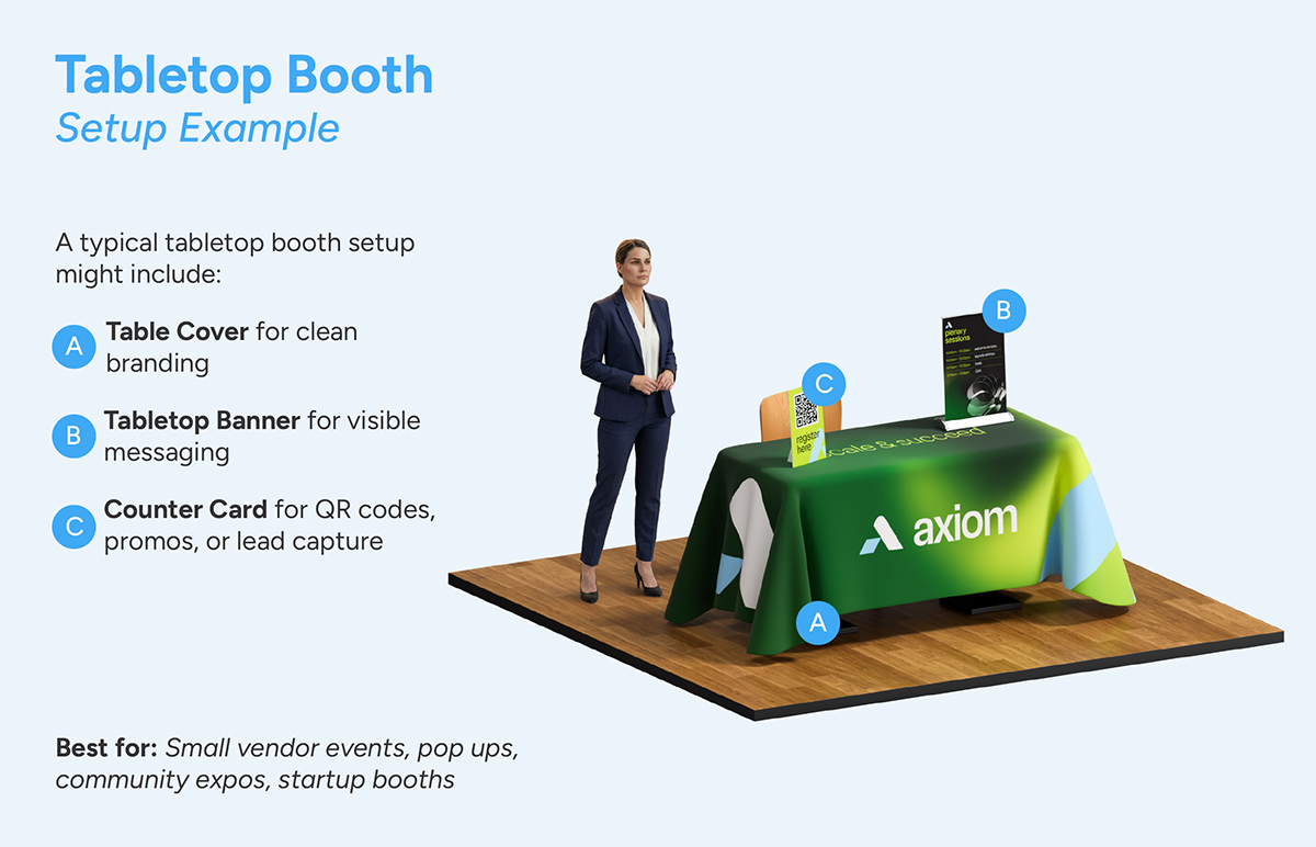 Tabletop Booth Example