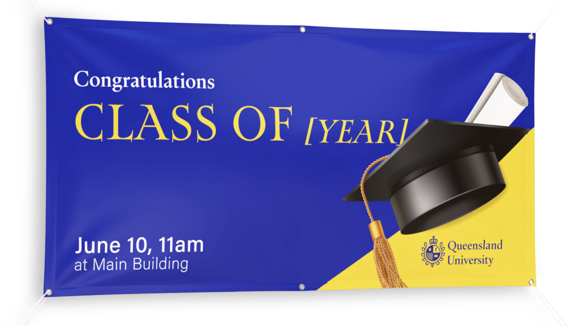 Graduation Vinyl Banner