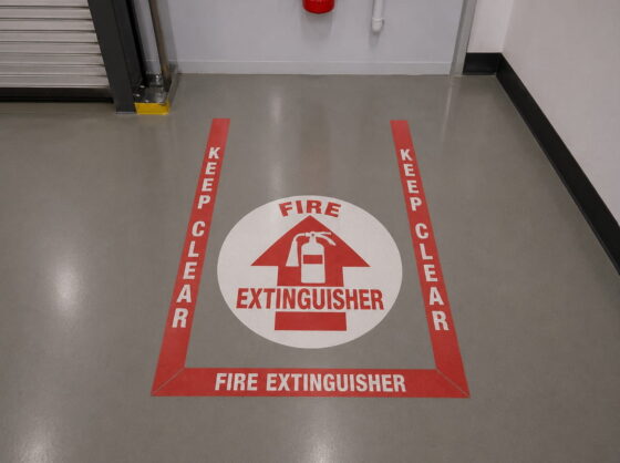 fire extinguisher sign