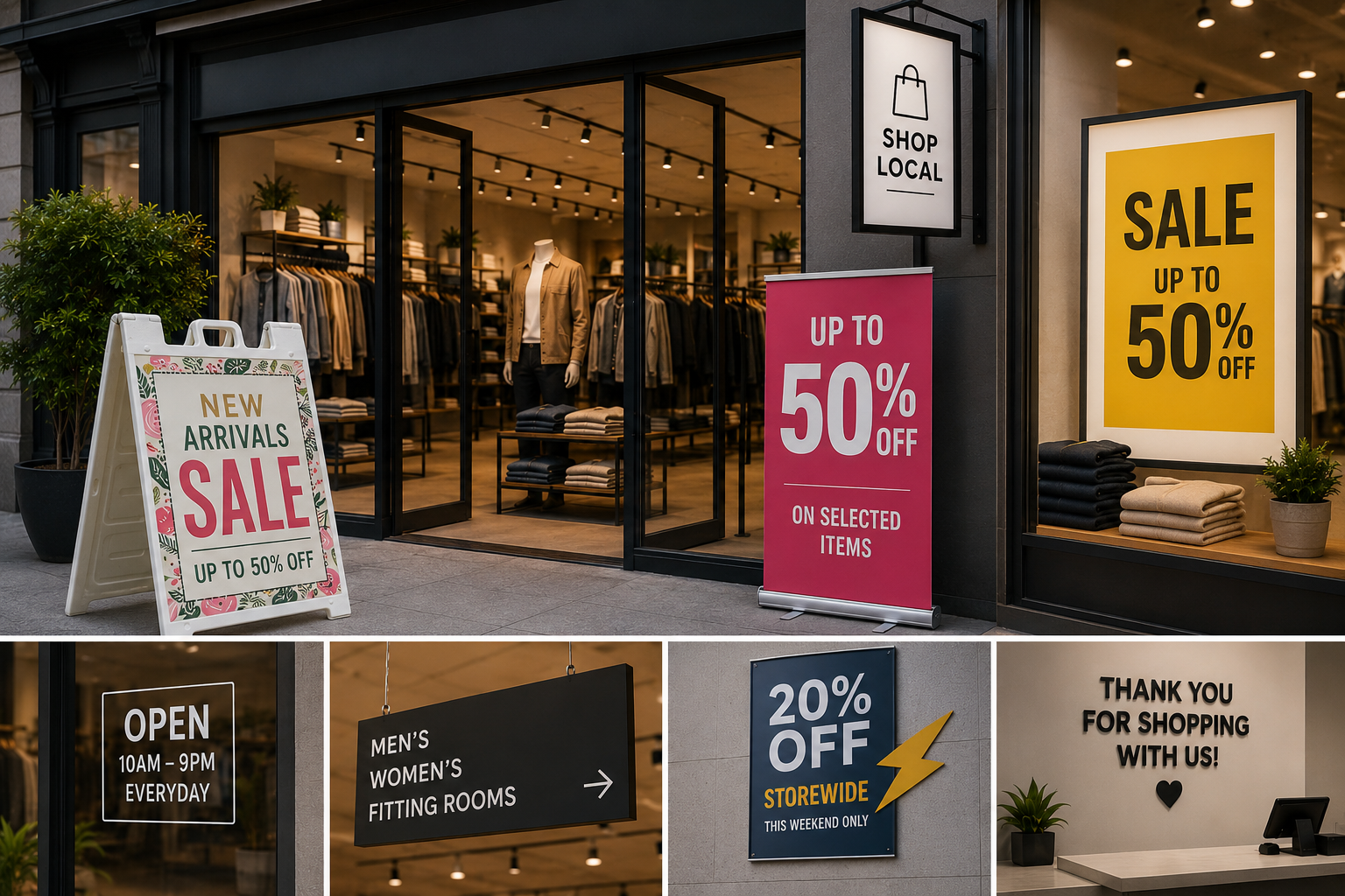 Best Signage for Retail Stores: A Complete Buying Guide