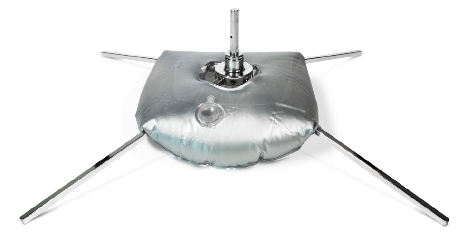 Cross base with water bag