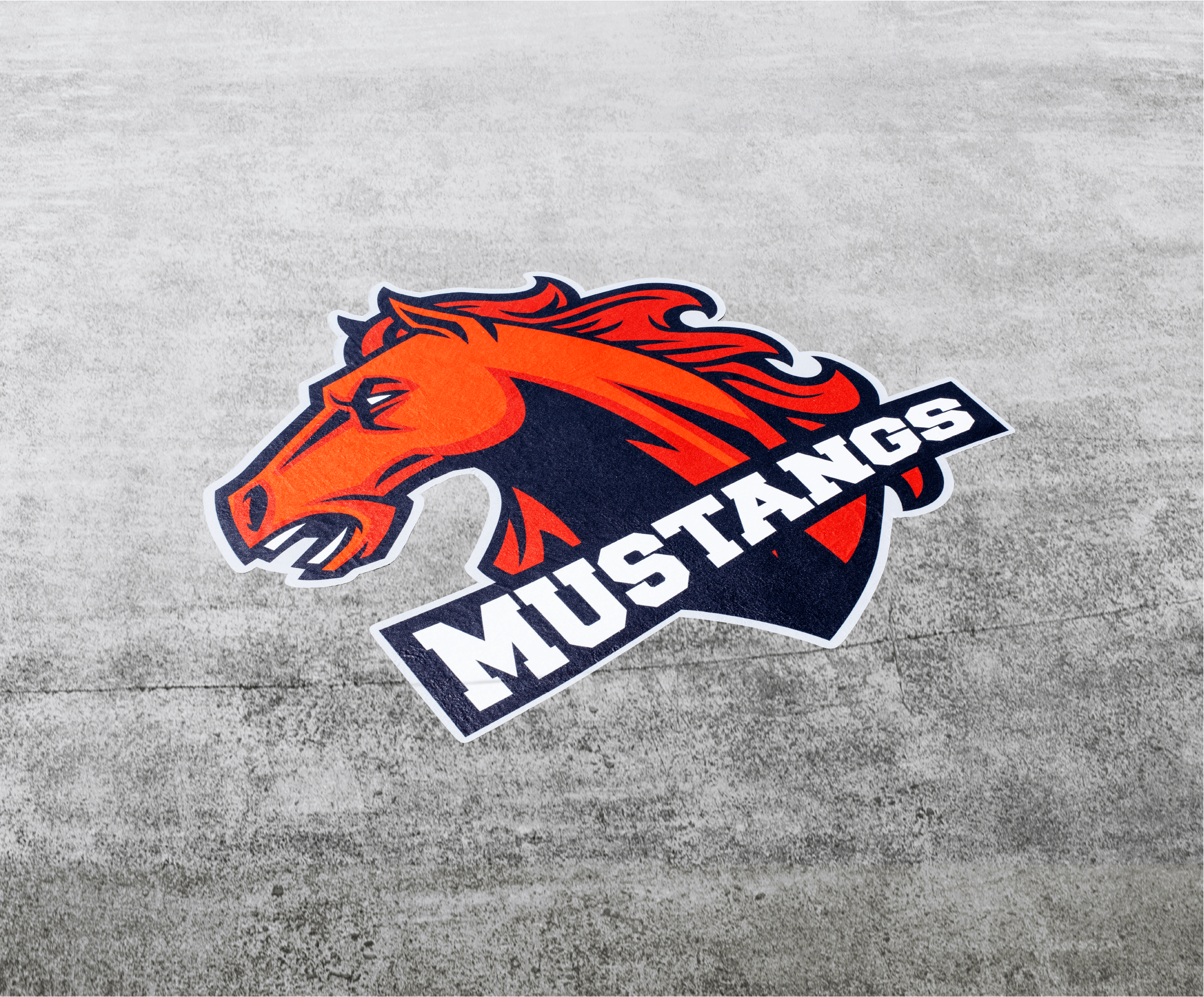 Custom Street and Sidewalk Decals & Stickers