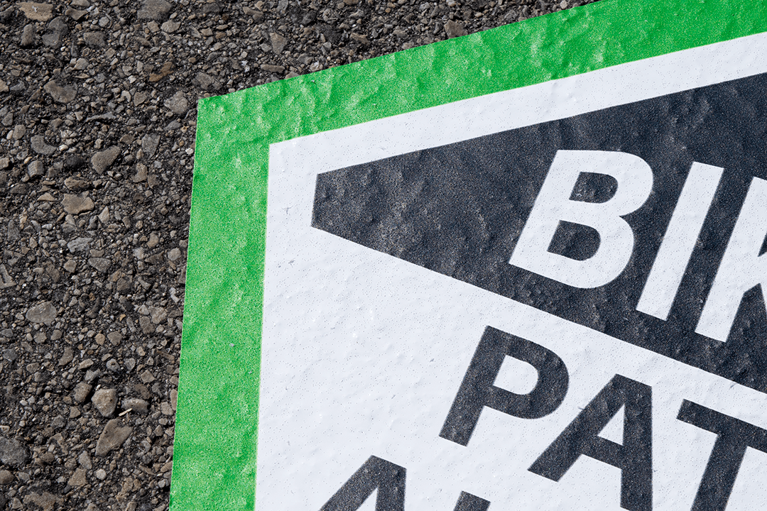 Custom Street and Sidewalk Decals & Stickers