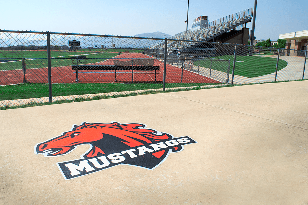 Custom Street and Sidewalk Decals & Stickers